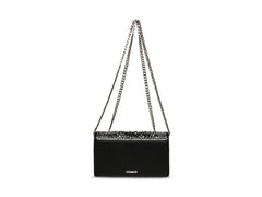 Bolsa Steve Madden Blegen Negro y Plata para Mujer