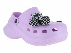 Sandalias Clogs LAZYCOZY Morado para Mujer