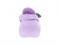 Sandalias Clogs LAZYCOZY Morado para Mujer