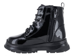 Botines Coloso de Charol Negro para Niña