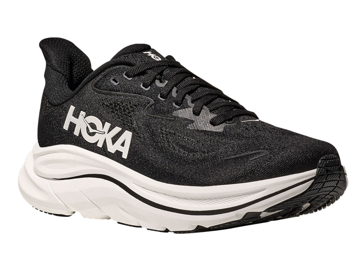 Tenis HOKA Clifton 10 Negro y Blanco para Hombre