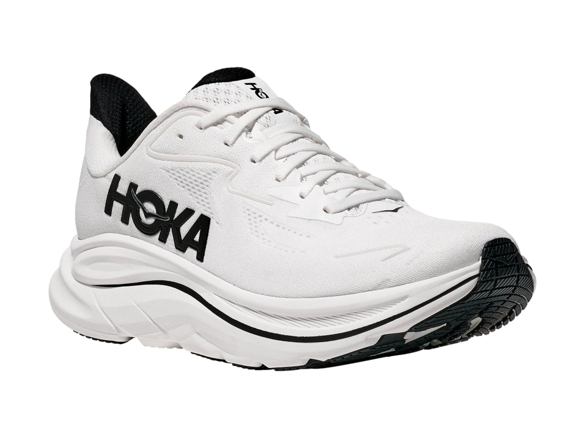 Tenis HOKA Clifton 10 Blanco y Negro para Hombre