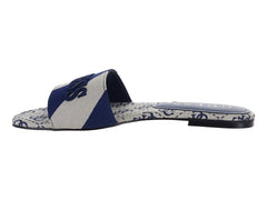 Sandalias Guess Harini Marfil y Azul Marino para Mujer