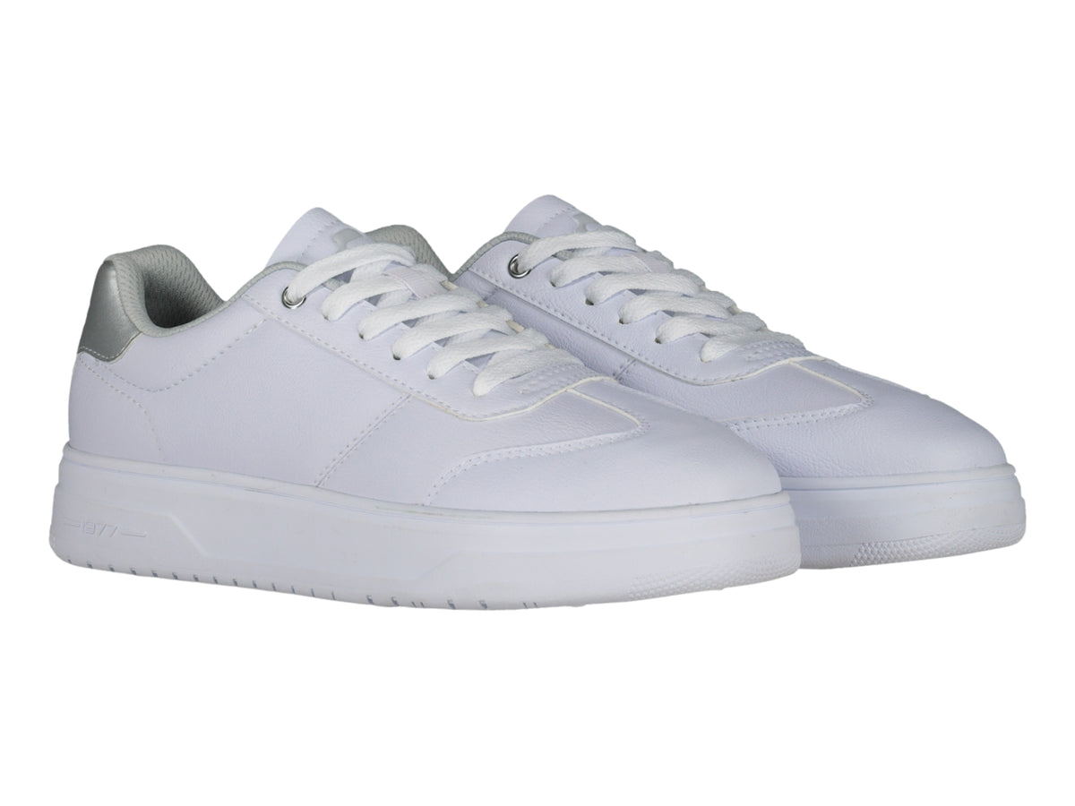 Tenis Charly Blanco y Plata para Mujer