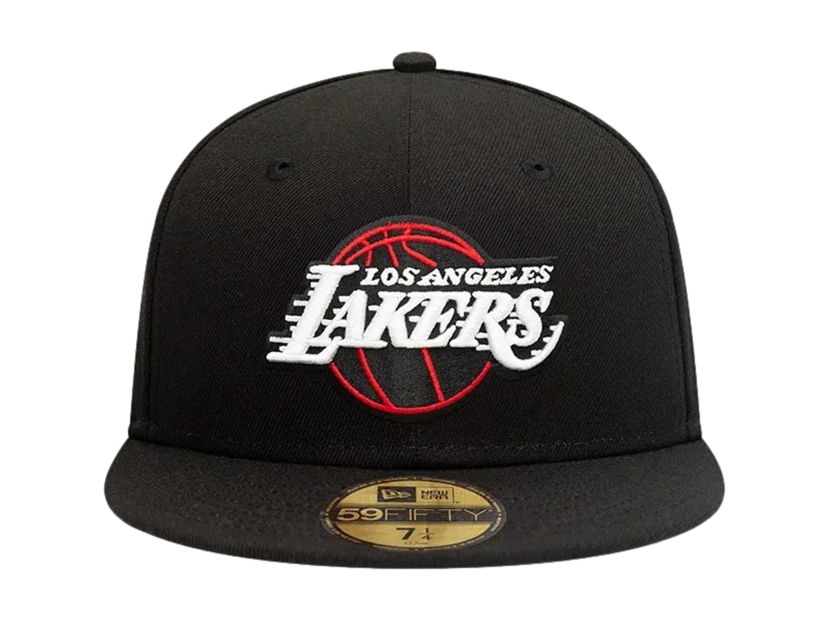 Gorra New Era Los Angeles Lakers Negro/Rojo