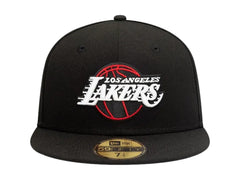 Gorra New Era Los Angeles Lakers Negro/Rojo