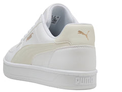 Tenis PUMA Core Classics Blanco y Dorado para Hombre