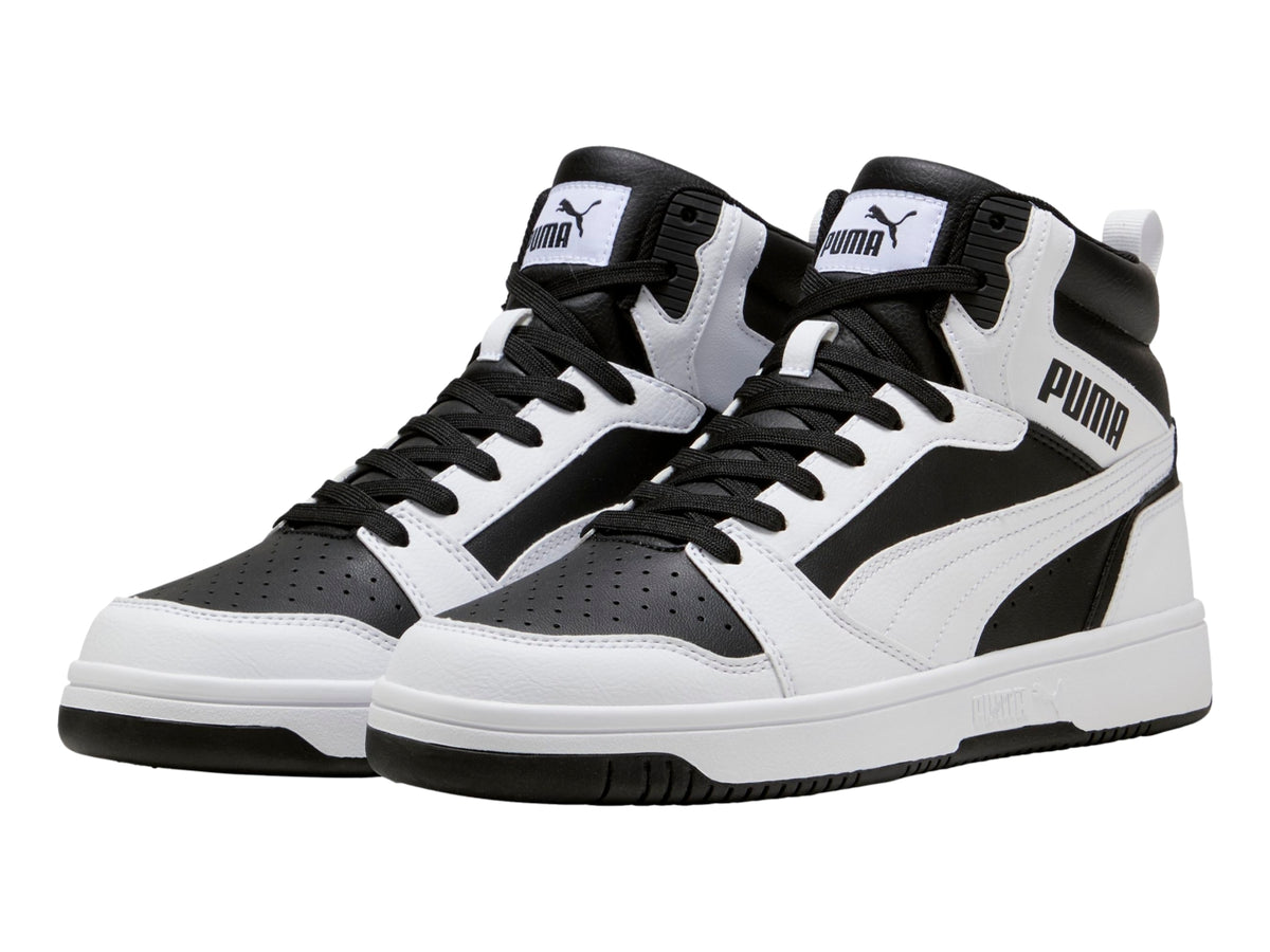 Tenis PUMA Rebound V6 Negro y Blanco para Hombre