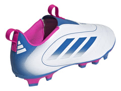 Taquetes Adidas Goletto IX Blanco y Azul para Niño