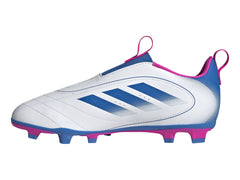 Taquetes Adidas Goletto IX Blanco y Azul para Niño