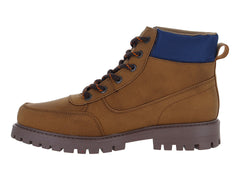Botas Militares Yuyin Color Cajeta para Niño