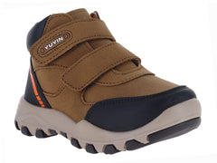 Botas Militares Yuyin Color Cajeta para Niño
