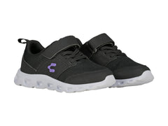 Tenis Charly Light Sport Negro y Lila para Niña