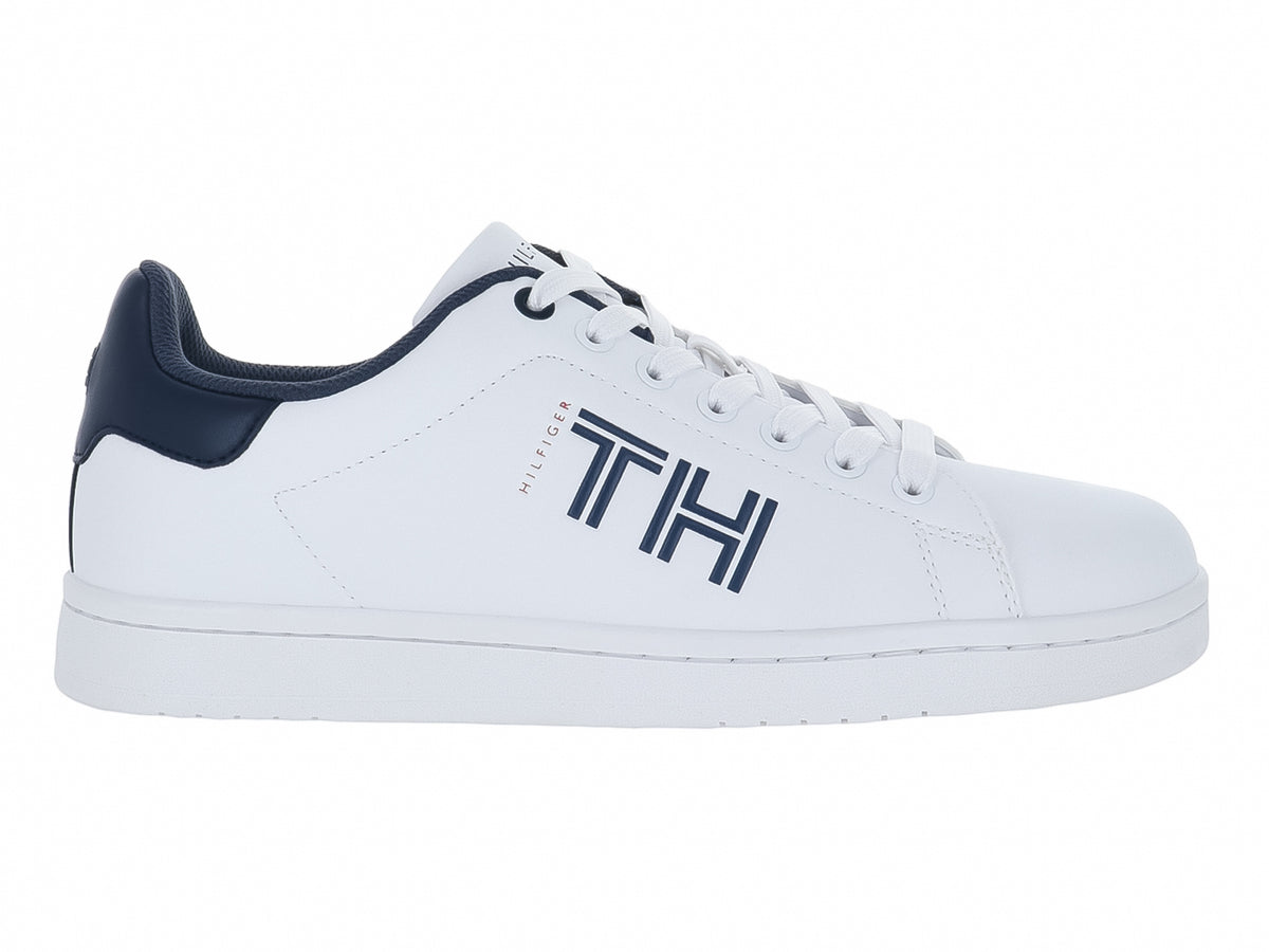 Tenis Tommy Hilfiger Blanco Caballero M0343 Para Hombre