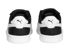 Tenis PUMA Smash 3.0 L V Negro y Blanco para Niño