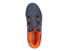 Tenis Skechers Bounder Gris y Naranja para Niño