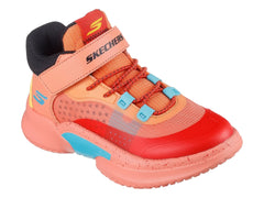 Tenis Skechers SKX Court Hype Naranja para Niño