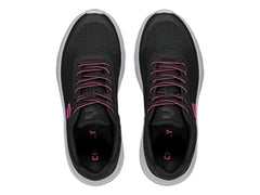 Tenis Charly Road Casual Negro y Rosa para Mujer