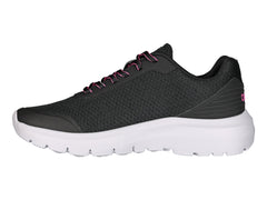 Tenis Charly Road Casual Negro y Rosa para Mujer