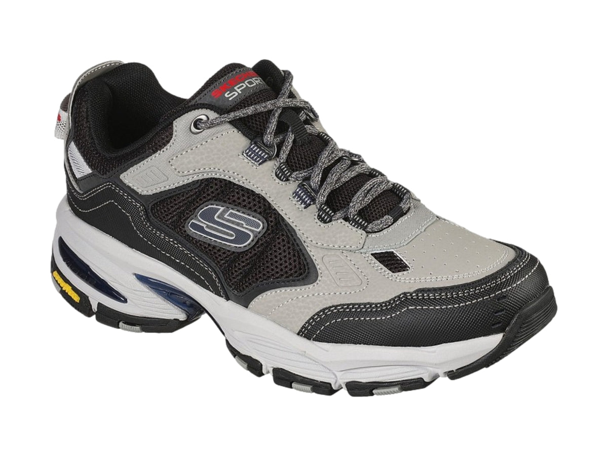 Tenis Skechers Vigor 3.0 Gris y Negro para Hombre