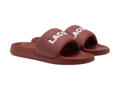 Sandalias Lacoste Serve Slide 1.0 Borgoña para Hombre