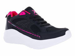 Tenis Andrax Negro y Fucsia para Mujer