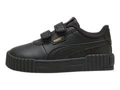 Tenis PUMA Carina 3.0 Negro y Oro para Niño