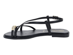 Sandalias Luna Rosa Negro para Mujer