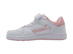 Tenis K-Swiss Saros Blanco y Rosa para Niña