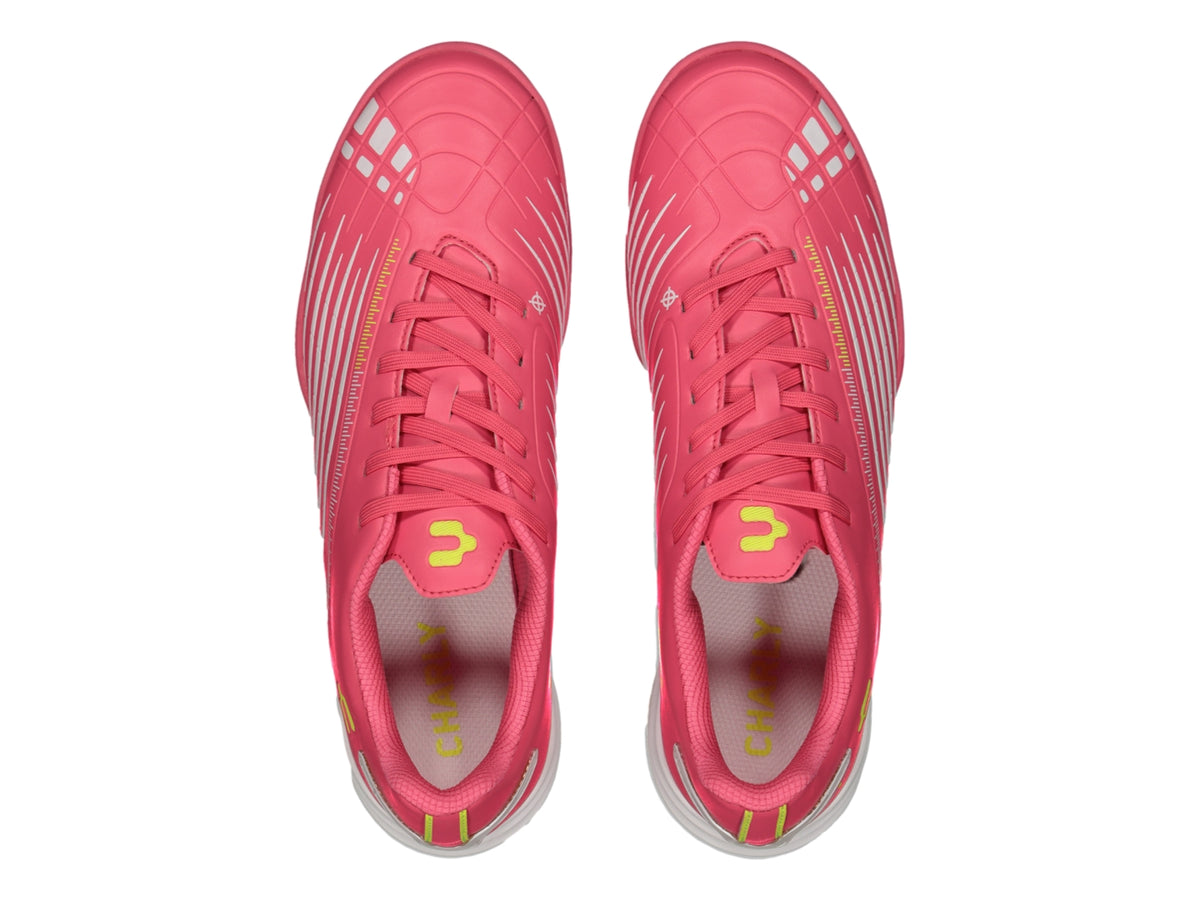 Tenis de Fútbol Charly Turf Fucsia y Verde para Hombre