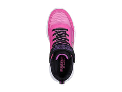 Tenis Skechers Sola Glow Negro y Rosa para Niña
