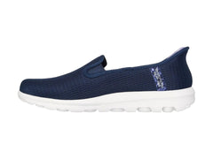 Tenis Skechers Go Walk Travel Azul Marino para Mujer