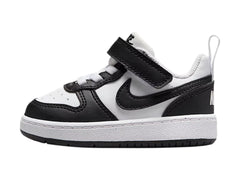 Tenis Nike Court Borough Low Recraft Blanco y Negro para Niño