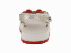 Sandalias Zaxi Hueso Lustre Cherry para Niña