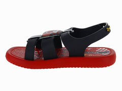 Sandalias Ipanema Disney Rojo y Negro para Niño