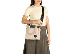 Bolsa de Hombro Cloe Beige para Mujer