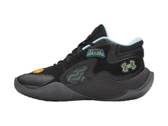 Tenis Under Armour Jet 25 Patches Negro para Niño
