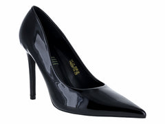 Zapatillas Stiletto Perugia Negro Charol para Mujer