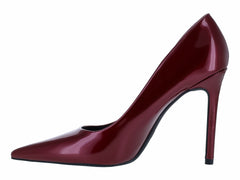 Zapatillas Stiletto Perugia Color Vino de Charol para Mujer