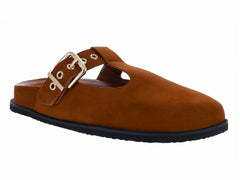 Zuecos Perugia Color Camel para Mujer