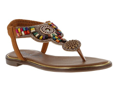 Sandalias ROZE Color Camel para Mujer