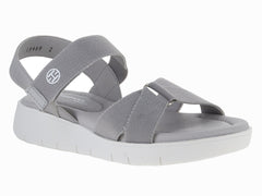 Sandalias de Plataforma Hispana Color Gris para Mujer