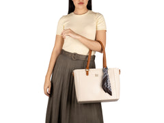 Bolsa de Hombro Cloe Beige para Mujer