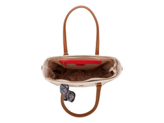 Bolsa de Hombro Cloe Beige para Mujer
