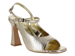 Sandalias de Tacón Roze Color Oro Inglés para Mujer