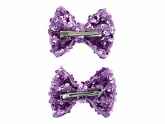 Set de 2 Moños Listonella Color Lila