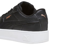 Tenis PUMA Carina Street Negro y Oro Rosa para Niña