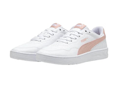 Tenis PUMA Court Lally Blanco y Rosa para Mujer