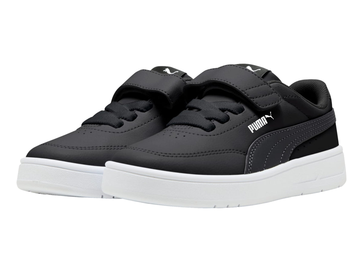 Tenis PUMA Court Classic Clean Negros para Niño