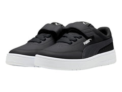 Tenis PUMA Court Classic Clean Negros para Niño